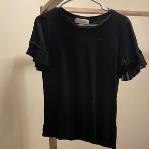 Michael Kors black top- size M